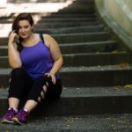 Plus Size Model Jonna Capone (aka CurvyCapone) is wearing plus size activewear by @lanebryant