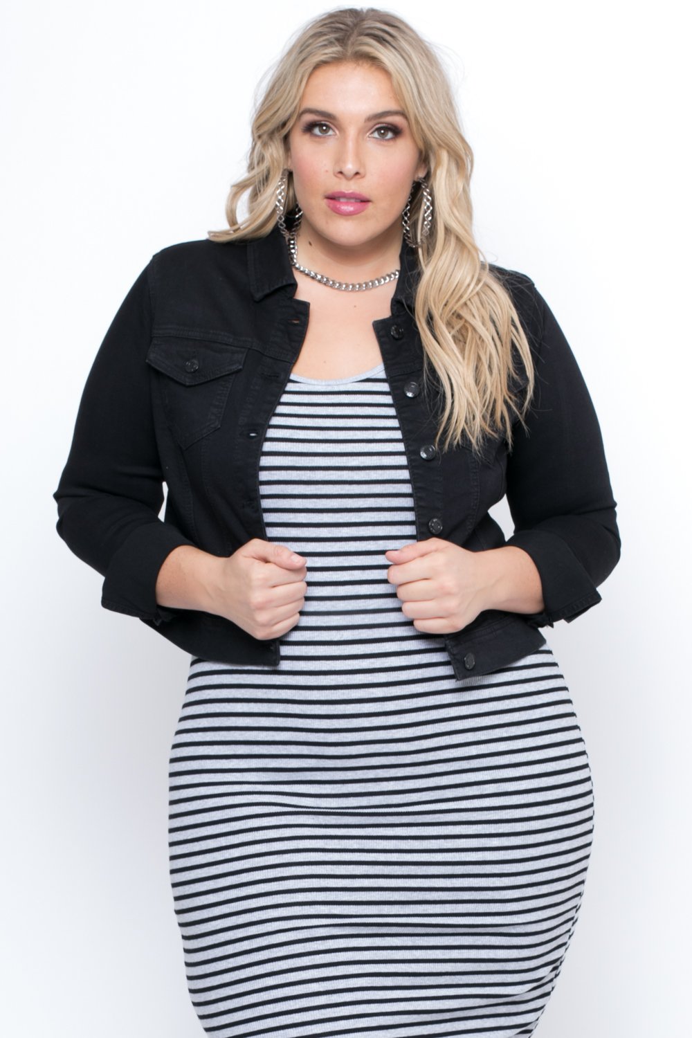 New & Trendy Women's Plus Size Denim Jackets for 2018 - The Curvy List